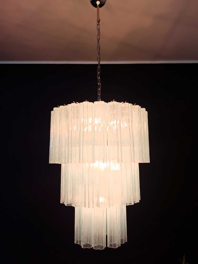 Murano Chandelier – 52 tubes – Opal - Blushlighting