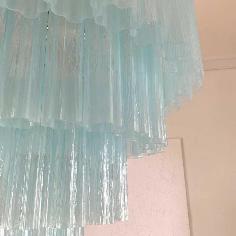 Murano Chandelier – 78 tubes – Opal-Chandelier-Blushlighting-Blushlighting