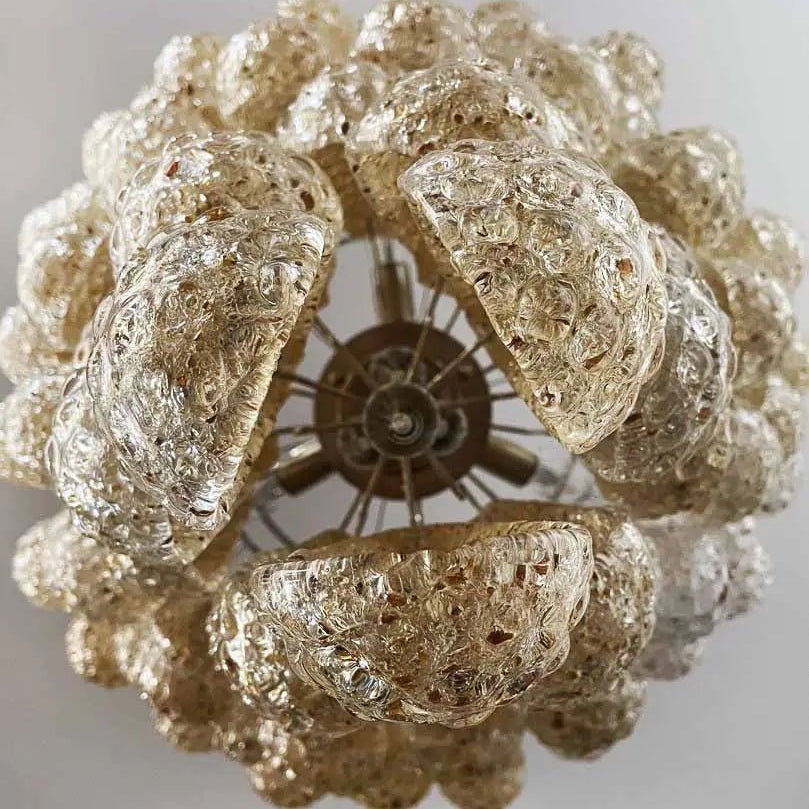 Murano Chandelier – Drop - Amber - Blushlighting