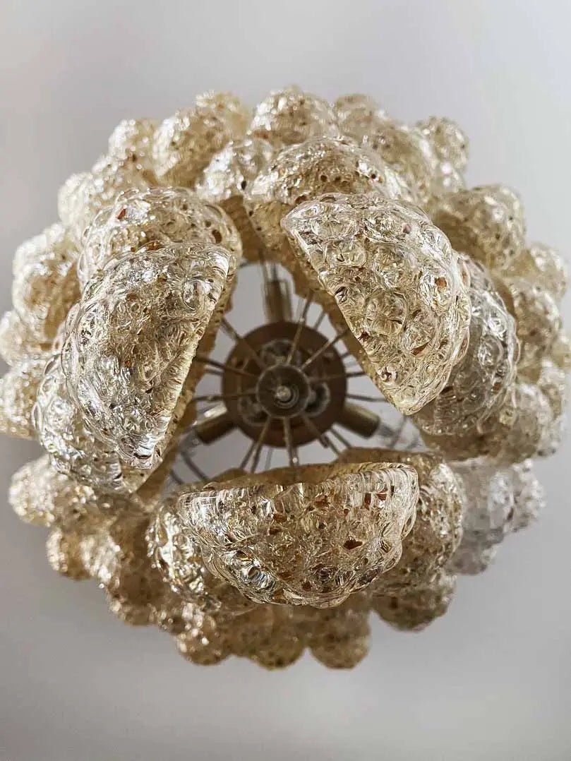 Murano Chandelier – Drop - Amber - Blushlighting