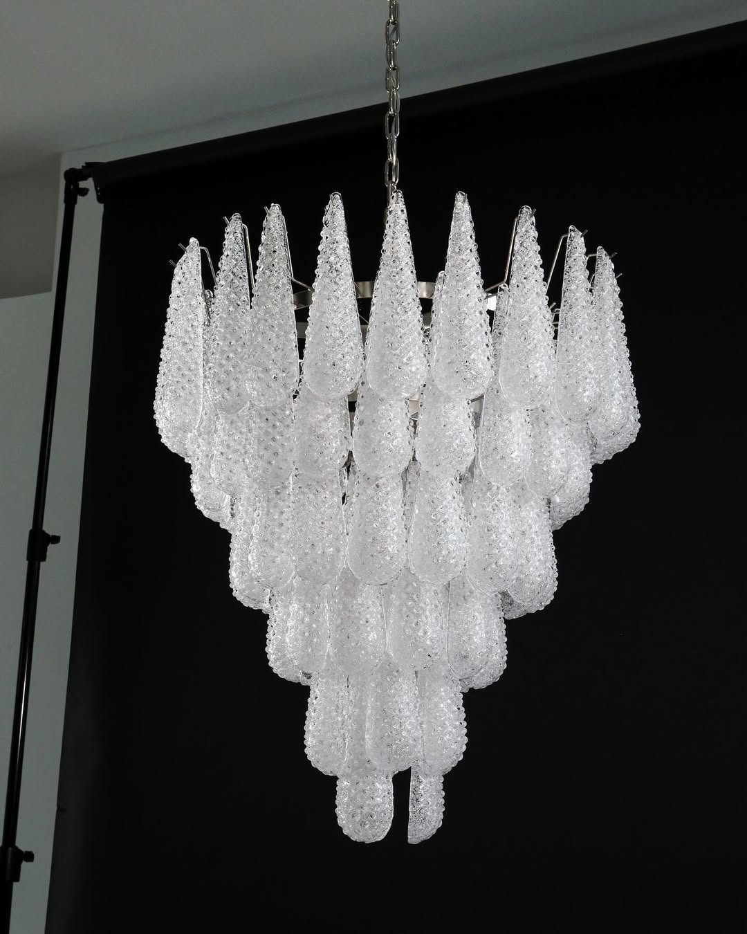 Murano Chandelier – Drop – Transparent - Blushlighting