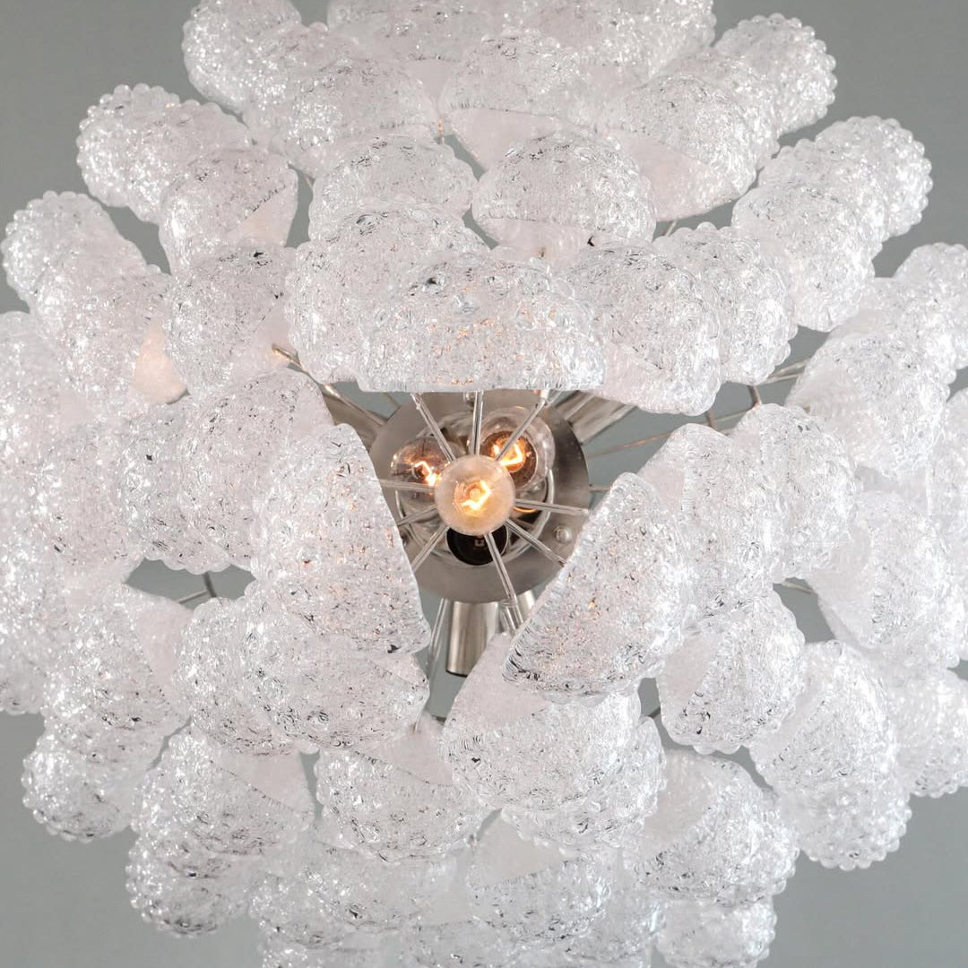 Murano Chandelier – Drop – Transparent - Blushlighting
