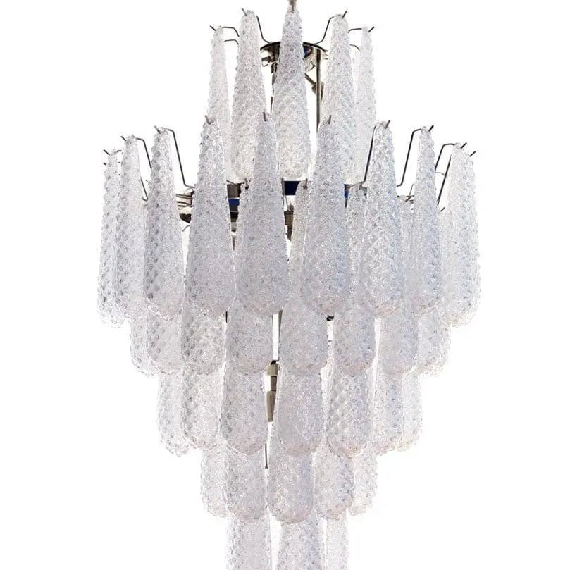 Murano Chandelier – Transparent - Blushlighting