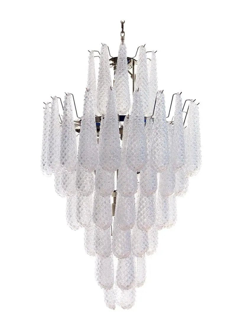 Murano Chandelier – Transparent - Blushlighting