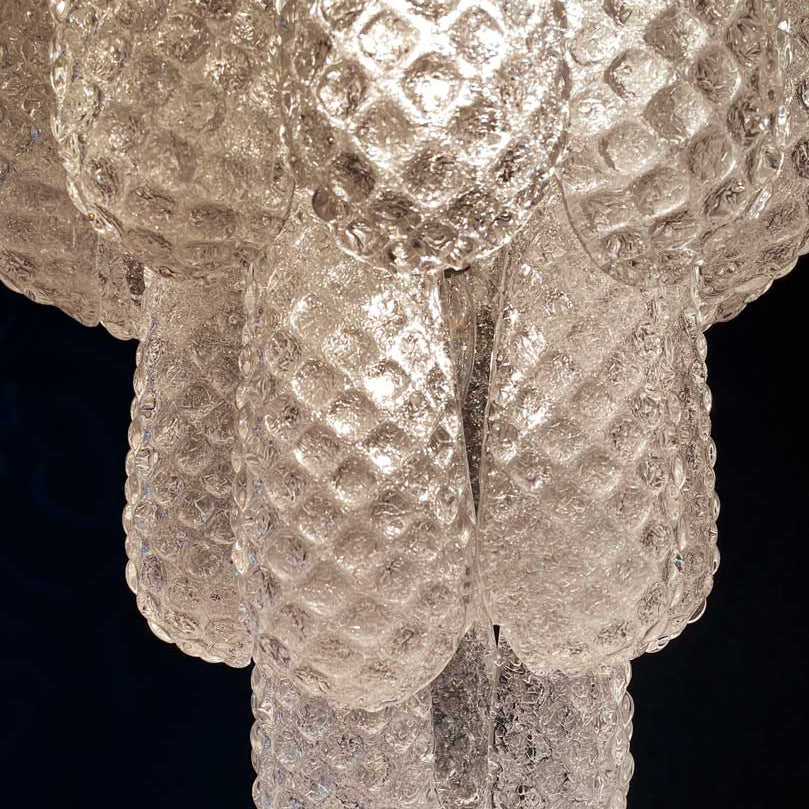 Murano Chandelier – Transparent - Blushlighting