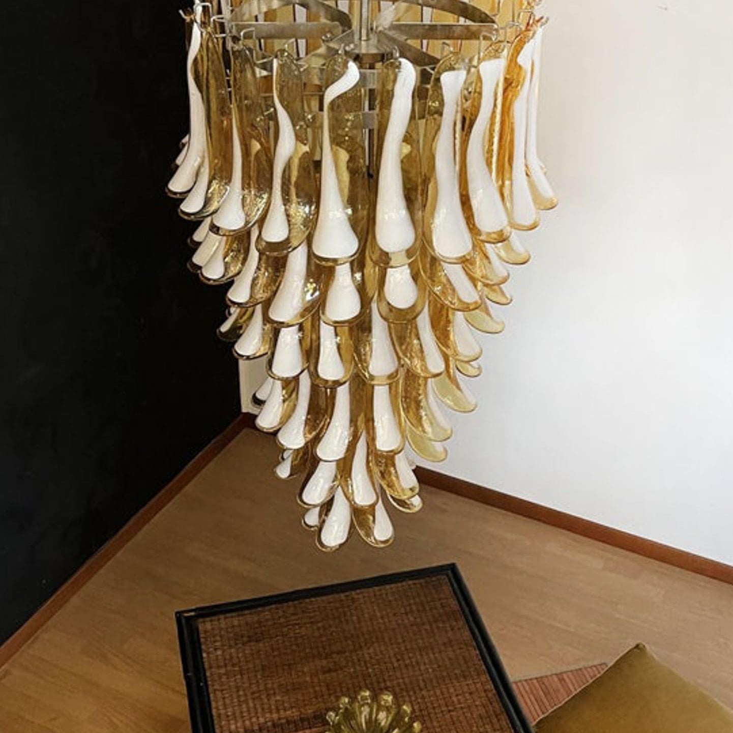 Murano Glass Chandelier – Caramel - Blushlighting