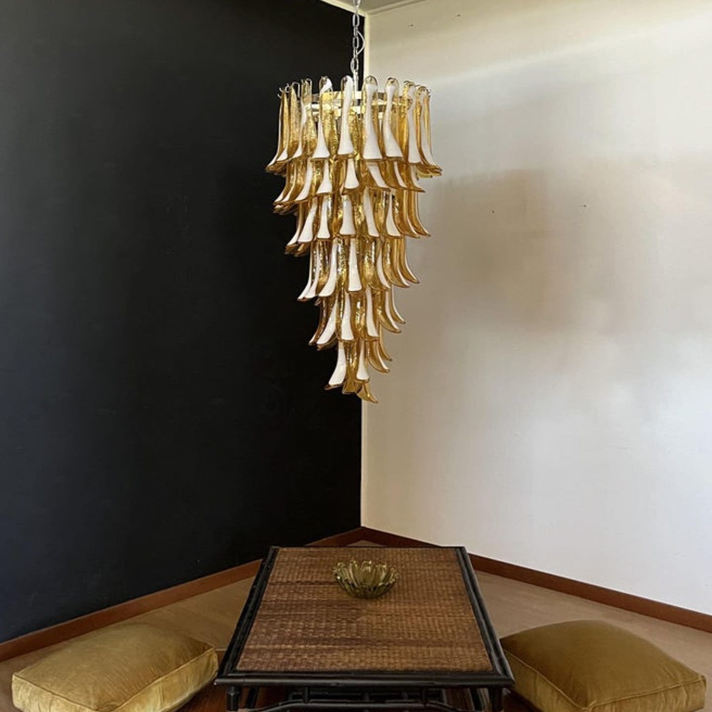 Murano Glass Chandelier – Caramel - Blushlighting