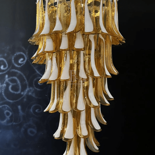 Murano Glass Chandelier – Caramel - Blushlighting