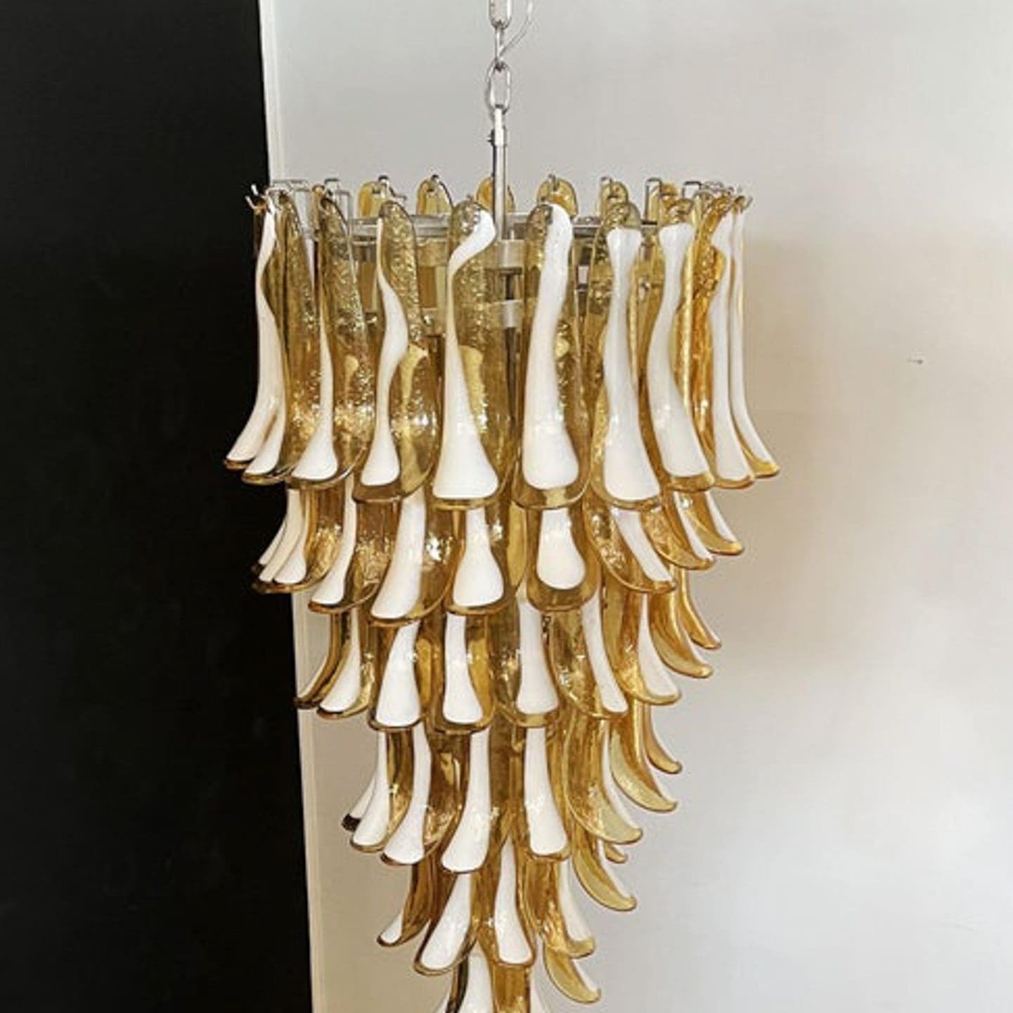 Murano Glass Chandelier – Caramel - Blushlighting