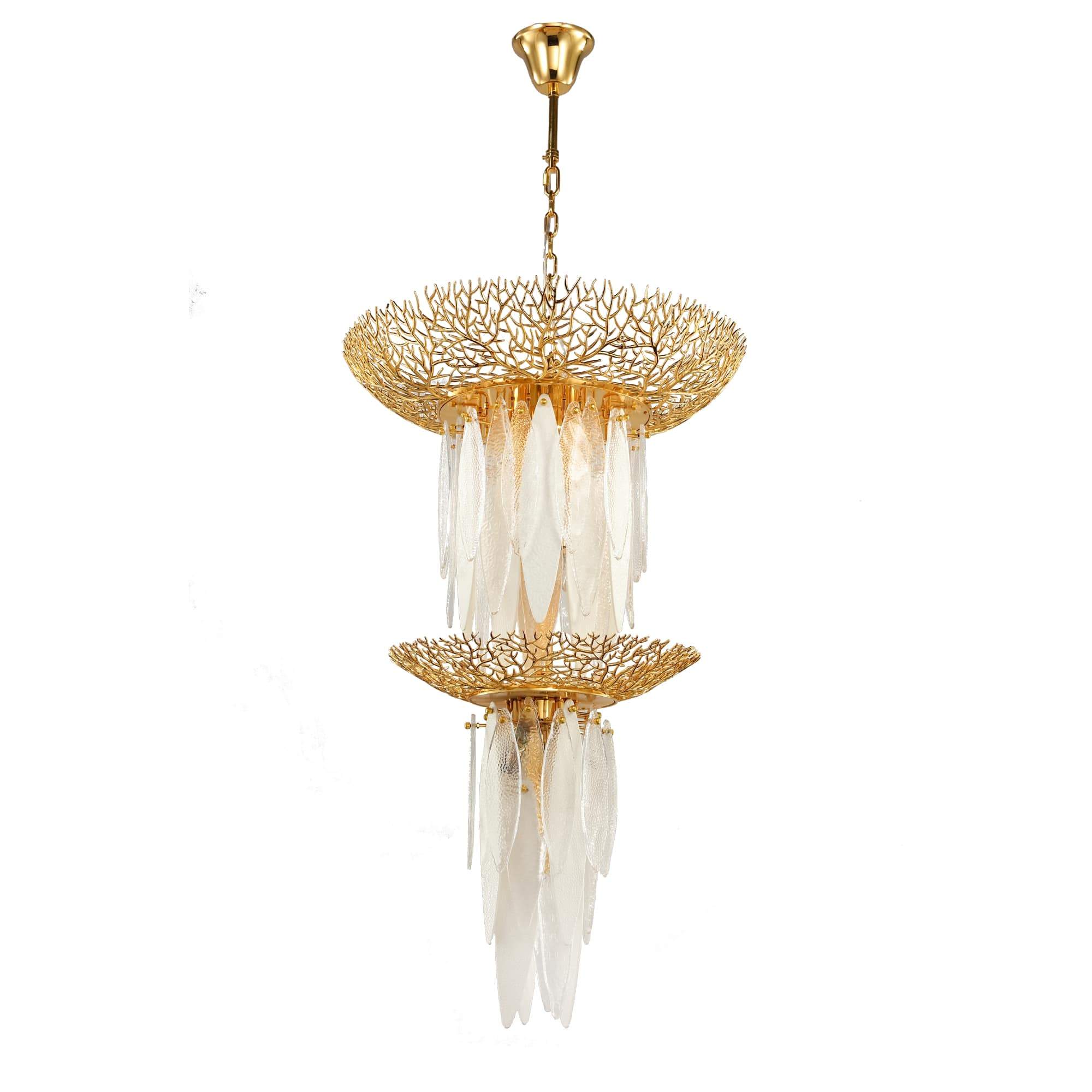 Natalie Branching Chandelier - 34"W x 29"HBlushlighting