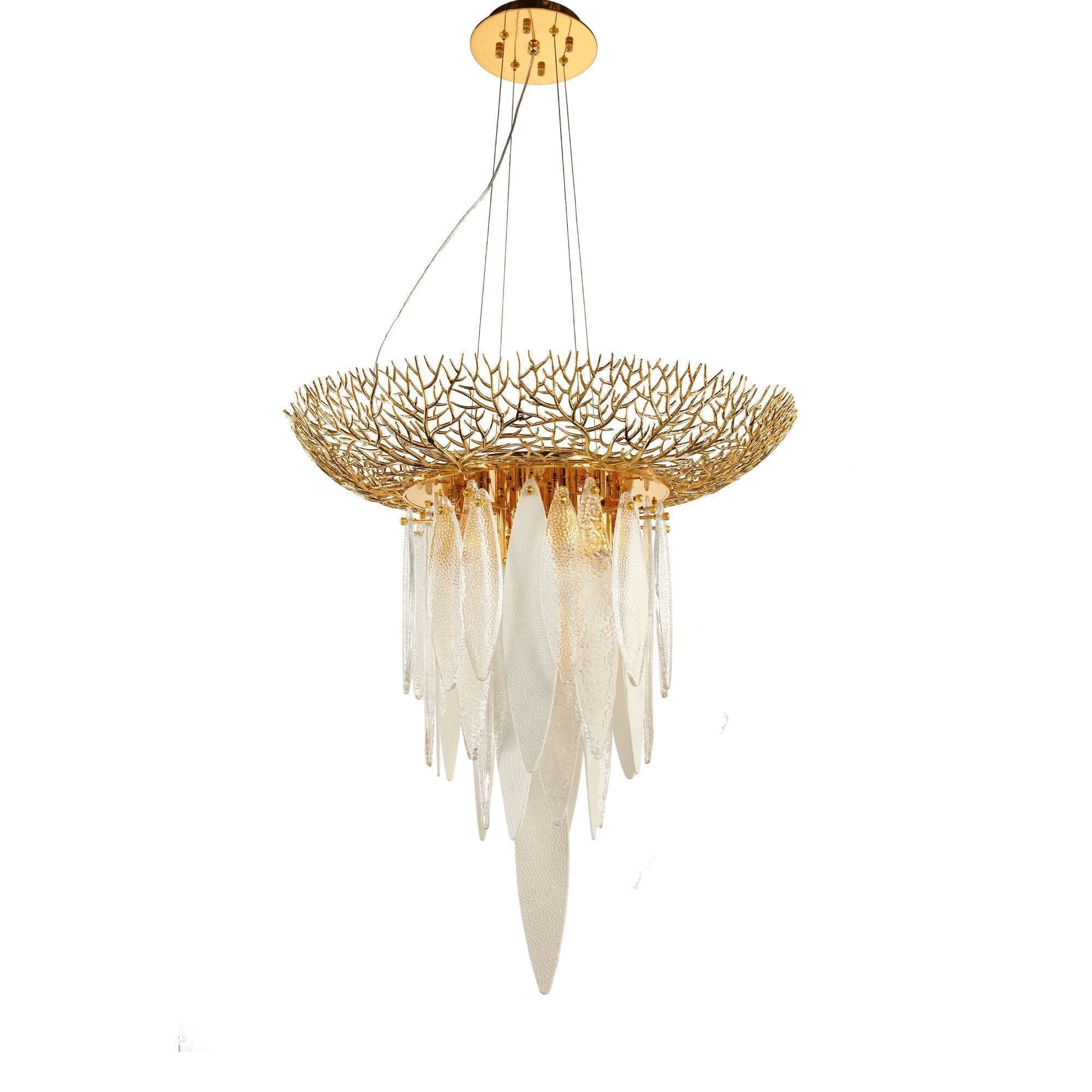 Natalie Branching Chandelier-Chandelier-Blushlighting