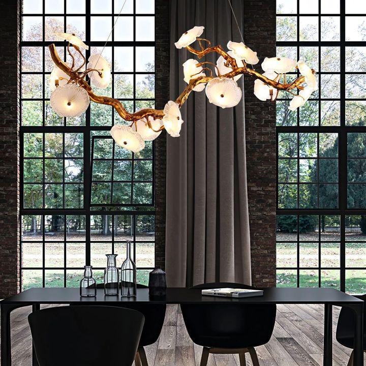 Nenufar Blooming Chandelier - L 59.1″(150cm) x W 13.8″(35cm) x H 25.6″(65cm)Blushlighting