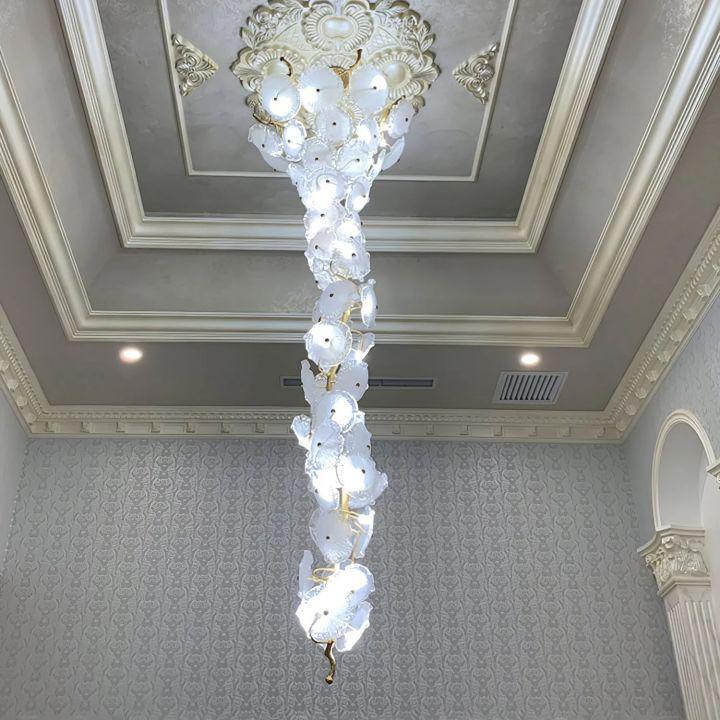 Nenufar Water Modern Chandelier - Size: Dia 23.6″(60cm) x H 23.6″(60cm)Blushlighting