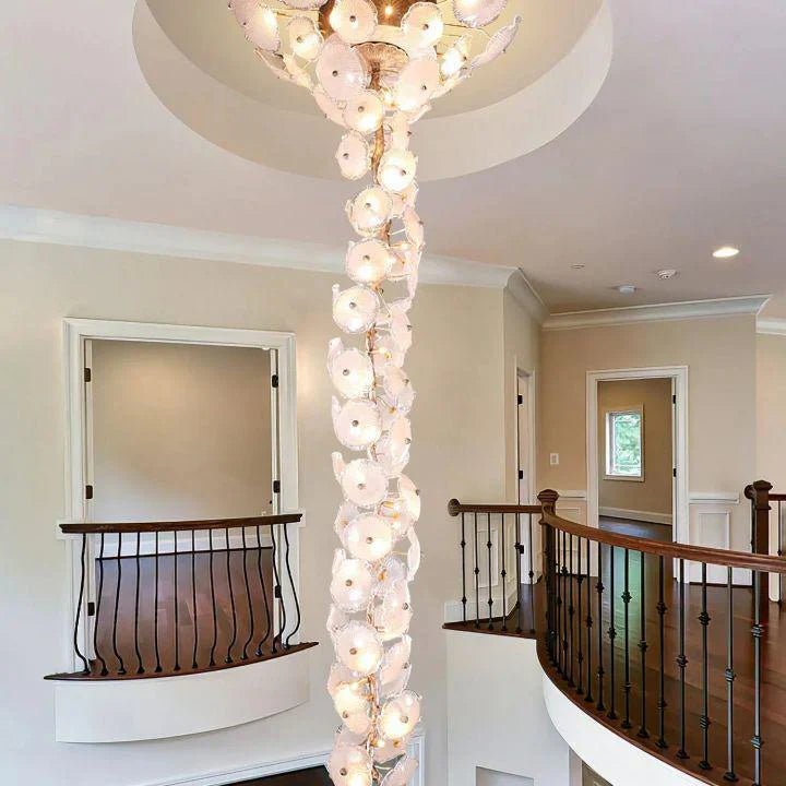 Nenufar Water Modern Chandelier - Size: Dia 23.6″(60cm) x H 23.6″(60cm)Blushlighting
