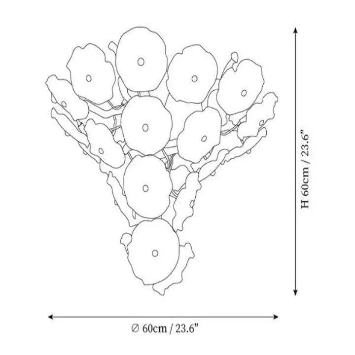 Nenufar Water Modern Chandelier-