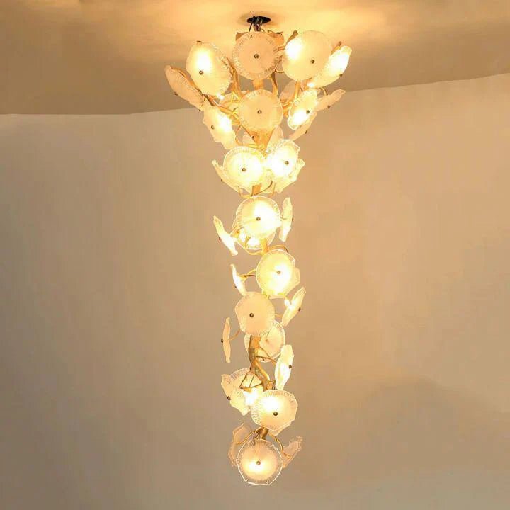 Nenufar Water Modern Chandelier - Size: Dia 23.6″(60cm) x H 23.6″(60cm)Blushlighting