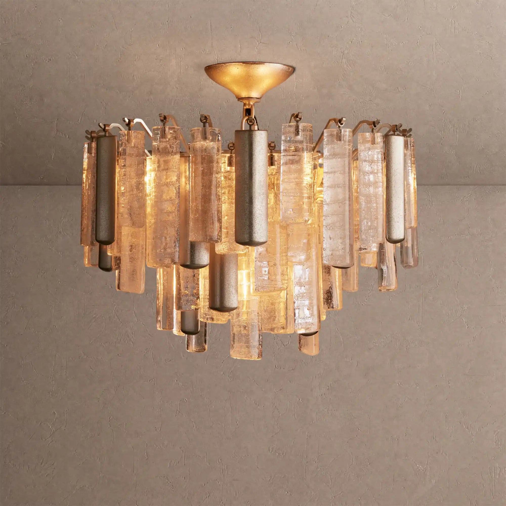 Neve Flush Mount - BrassBlushlighting