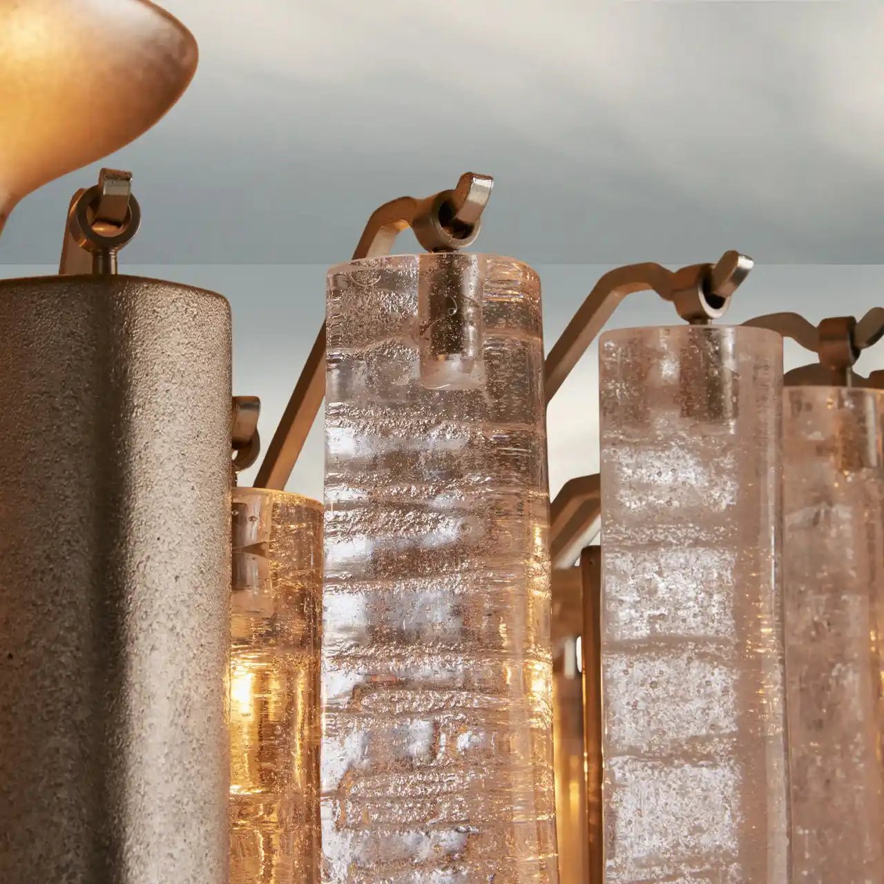 Neve Flush Mount - ChampagneBlushlighting