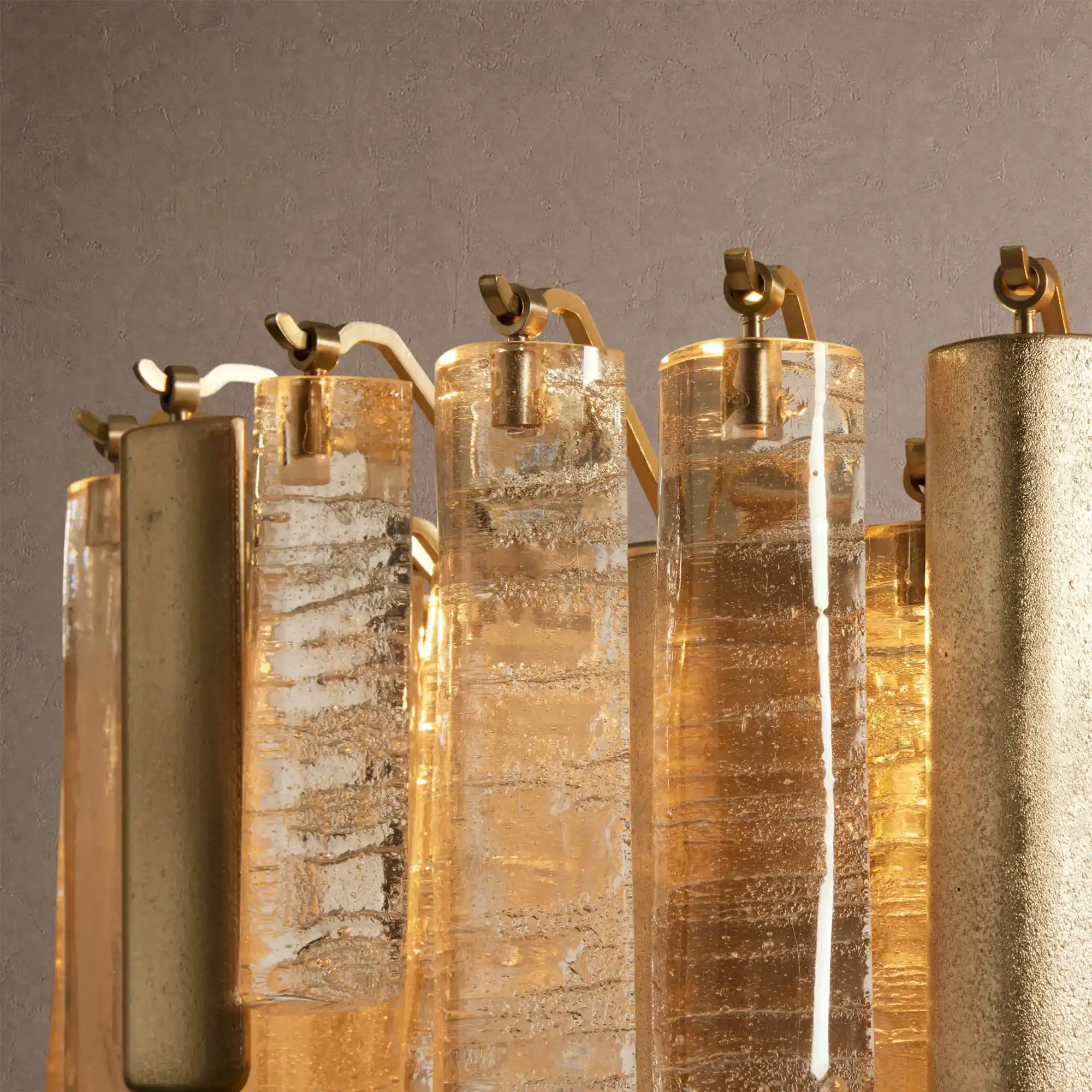 Neve Linear Chandelier - BrassBlushlighting