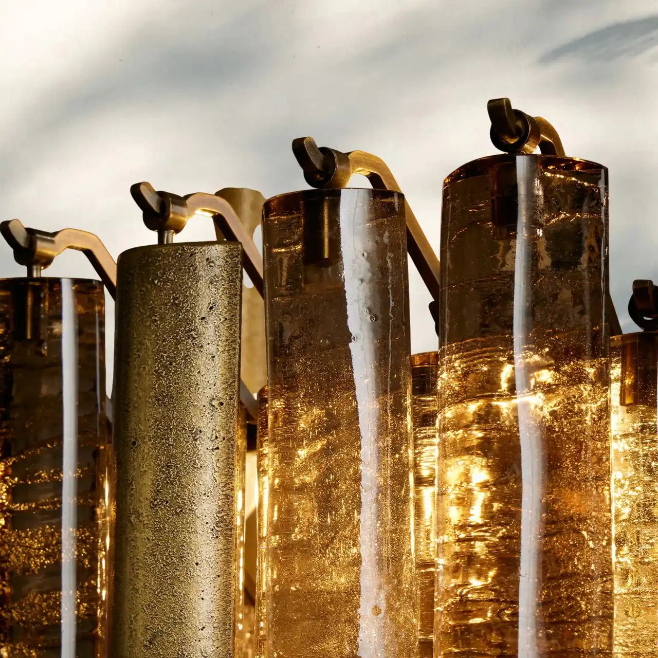 Neve Linear Chandelier - ChampagneBlushlighting