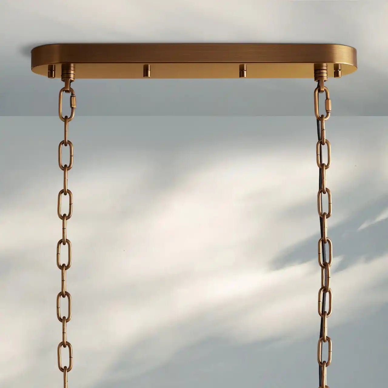 Neve Linear Chandelier - ChampagneBlushlighting