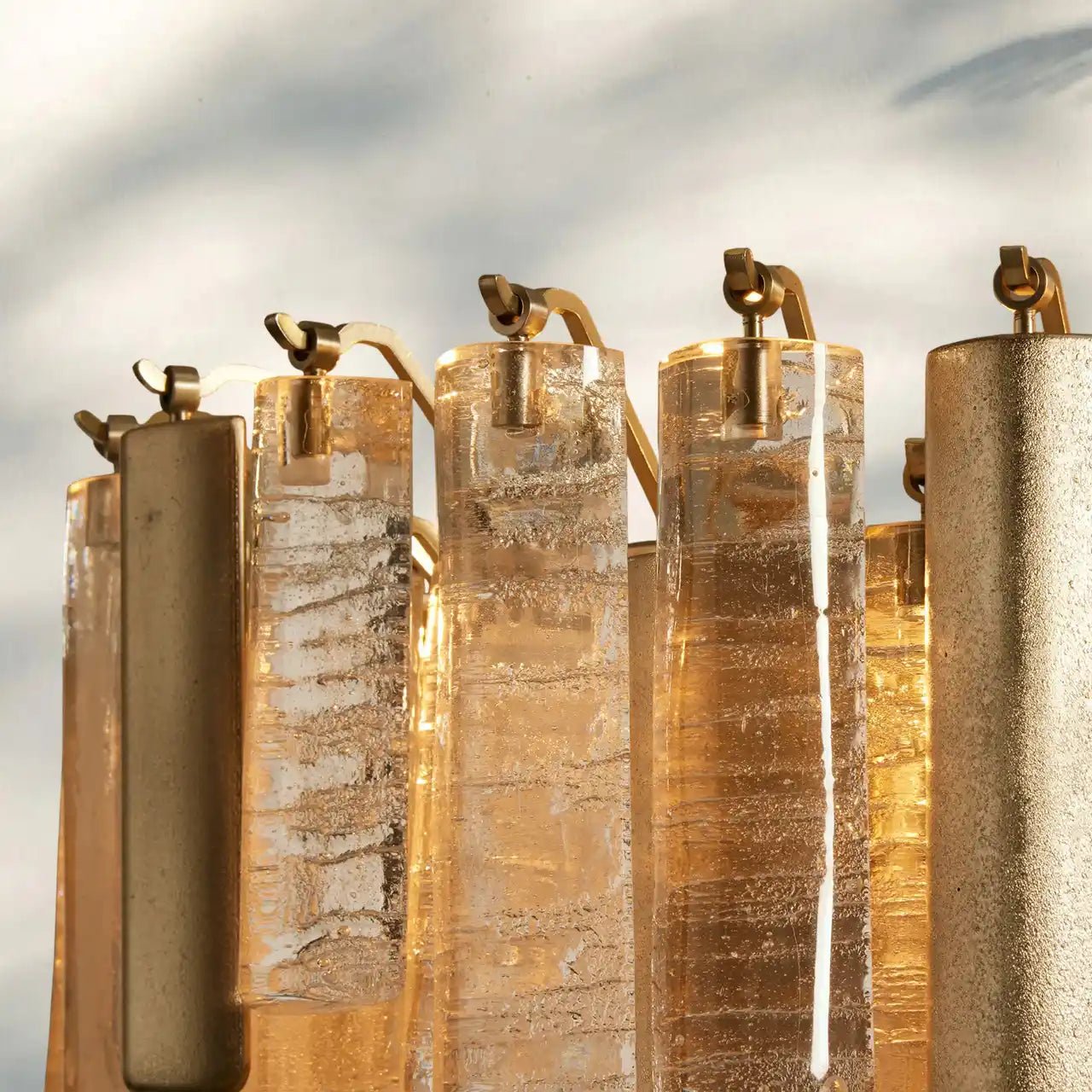 Neve Linear Chandelier - ChampagneBlushlighting