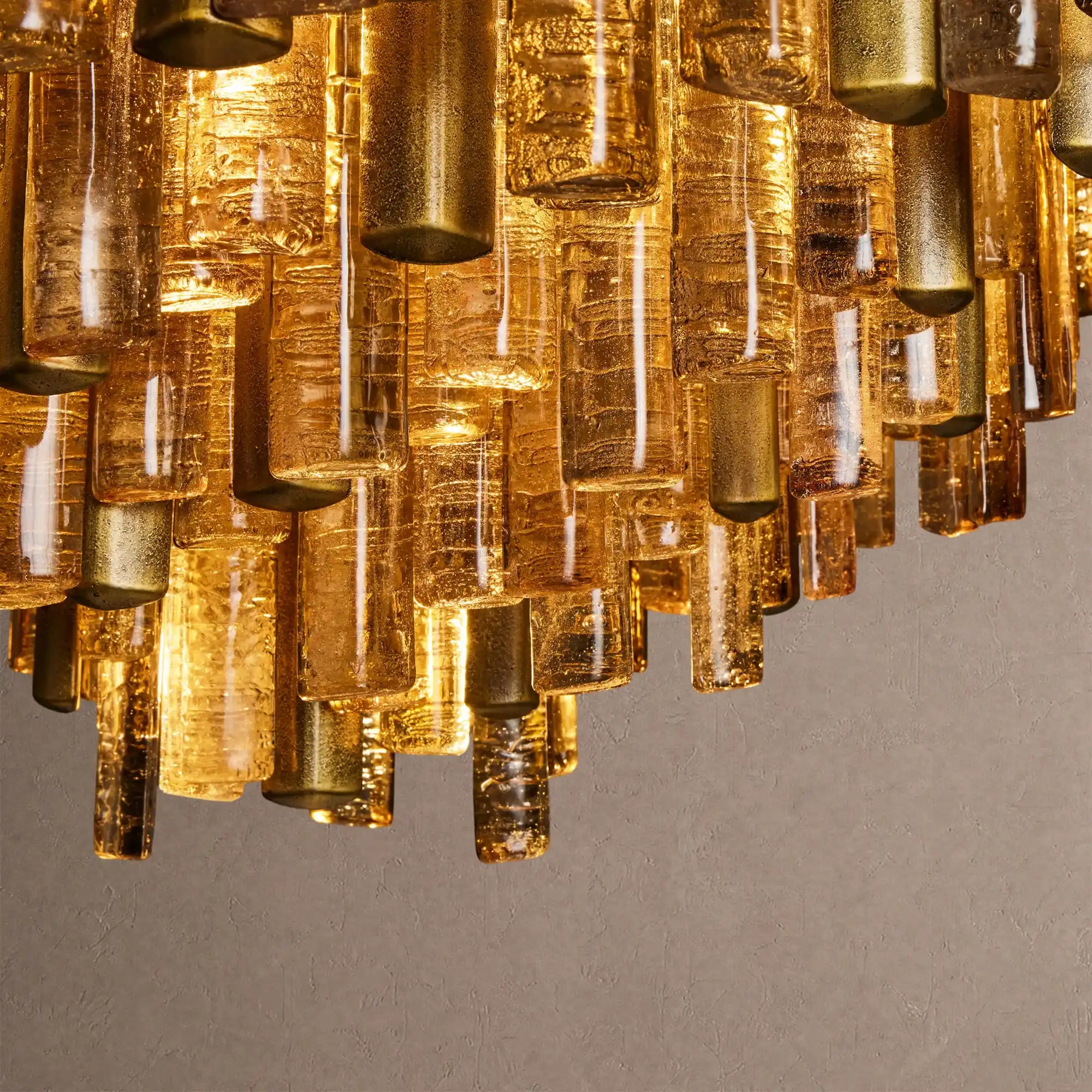 Neve Round Chandelier - brass finish, modern home lighting