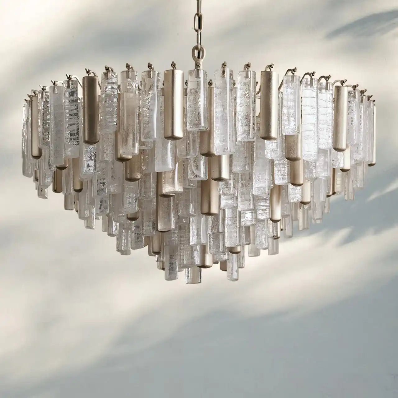 Neve Round Chandelier - BrassBlushlighting
