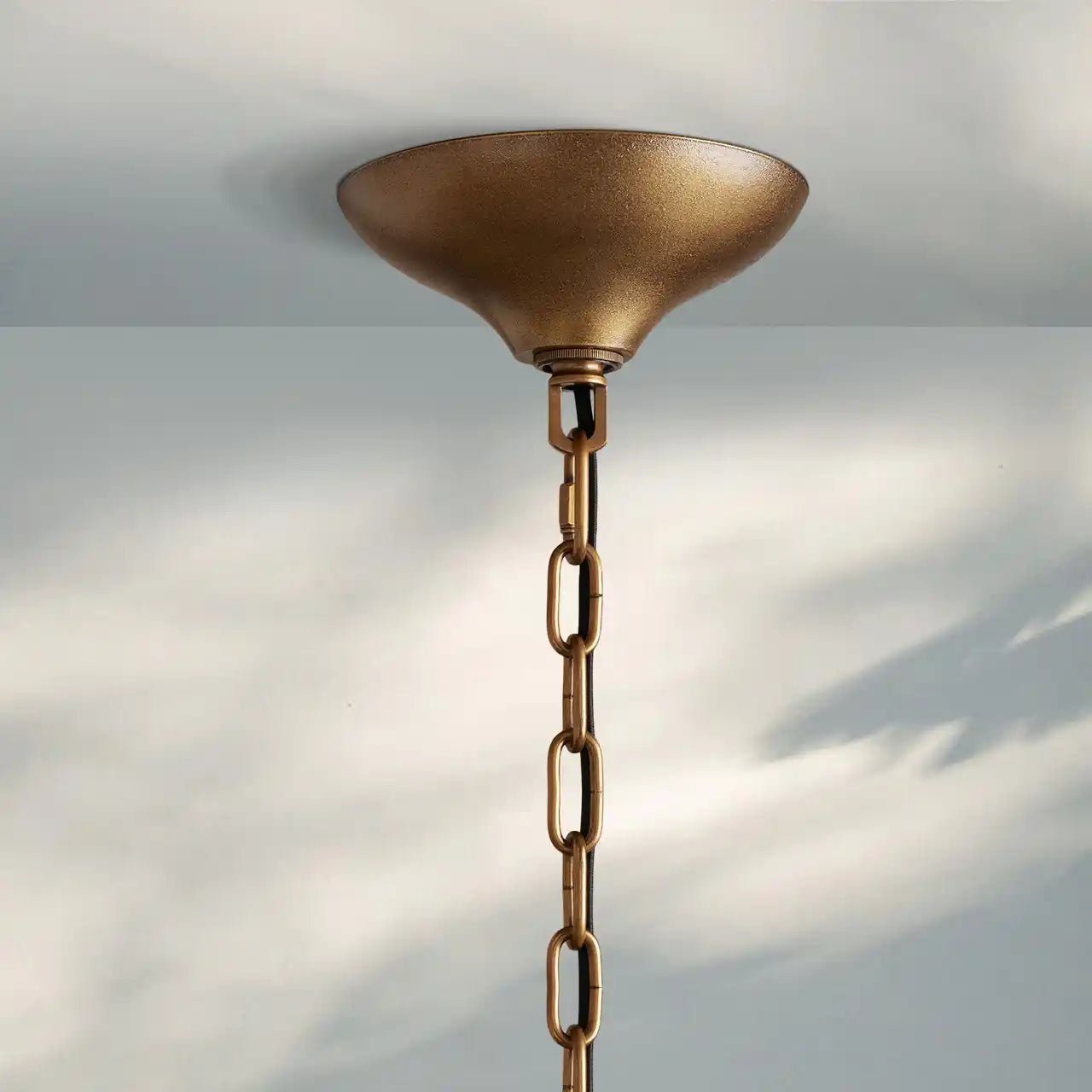 Neve Round Chandelier - BrassBlushlighting