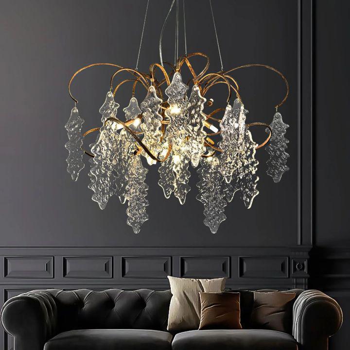 Niagara Round Chandelier - L 59″(150cm) x W 23.6″(60cm) x H 25.6″(65cm)Blushlighting