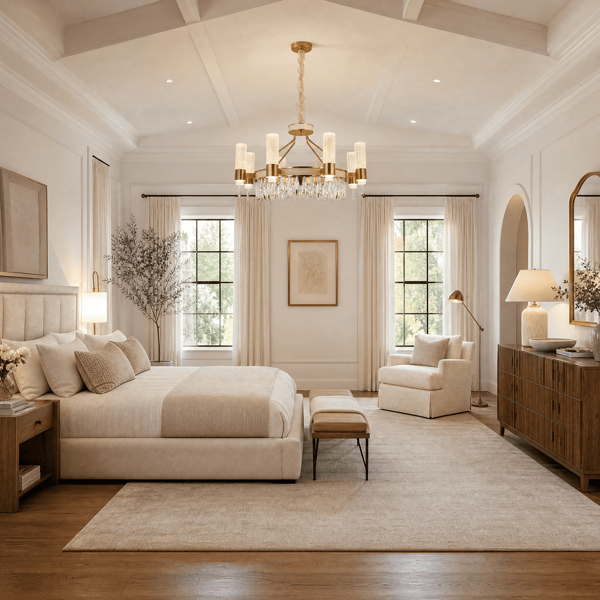 Nido Crystal Chandelier - D600*328mmBlushlighting