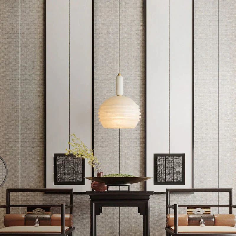 Nina Modern Alabaster Pendant Light, Alabaster Pendant Lamp Besides Bed Pendant Light Kevin Studio Inc