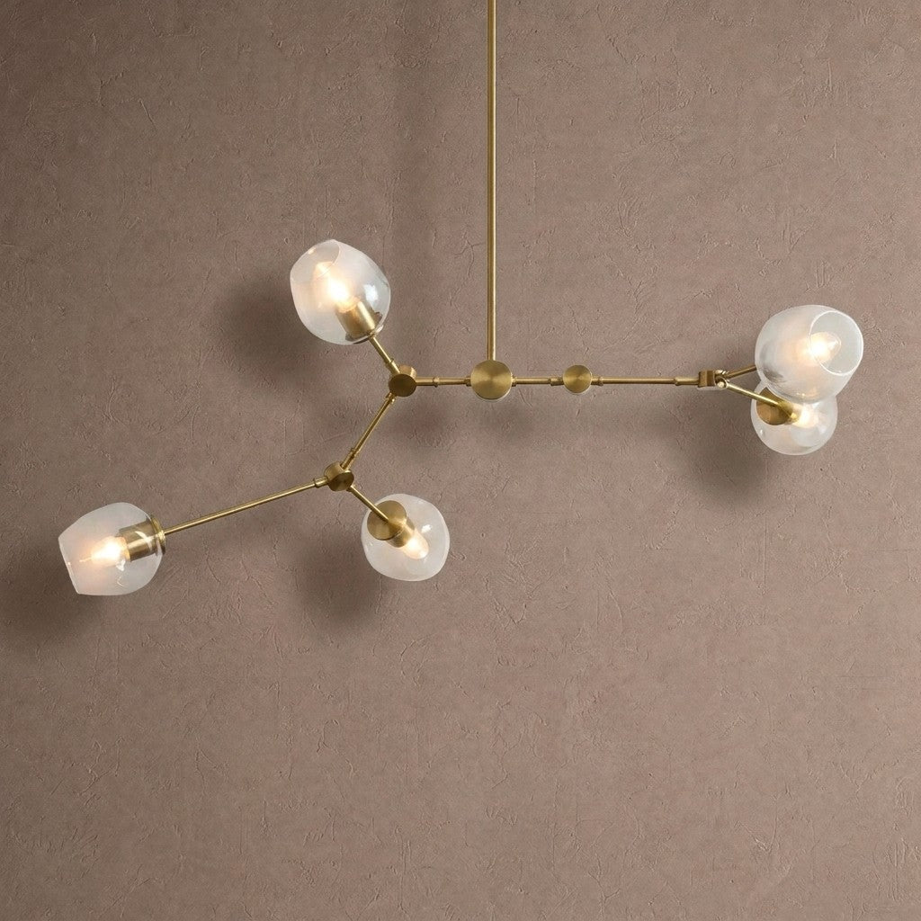 Noella Chandelier - BrassBlushlighting