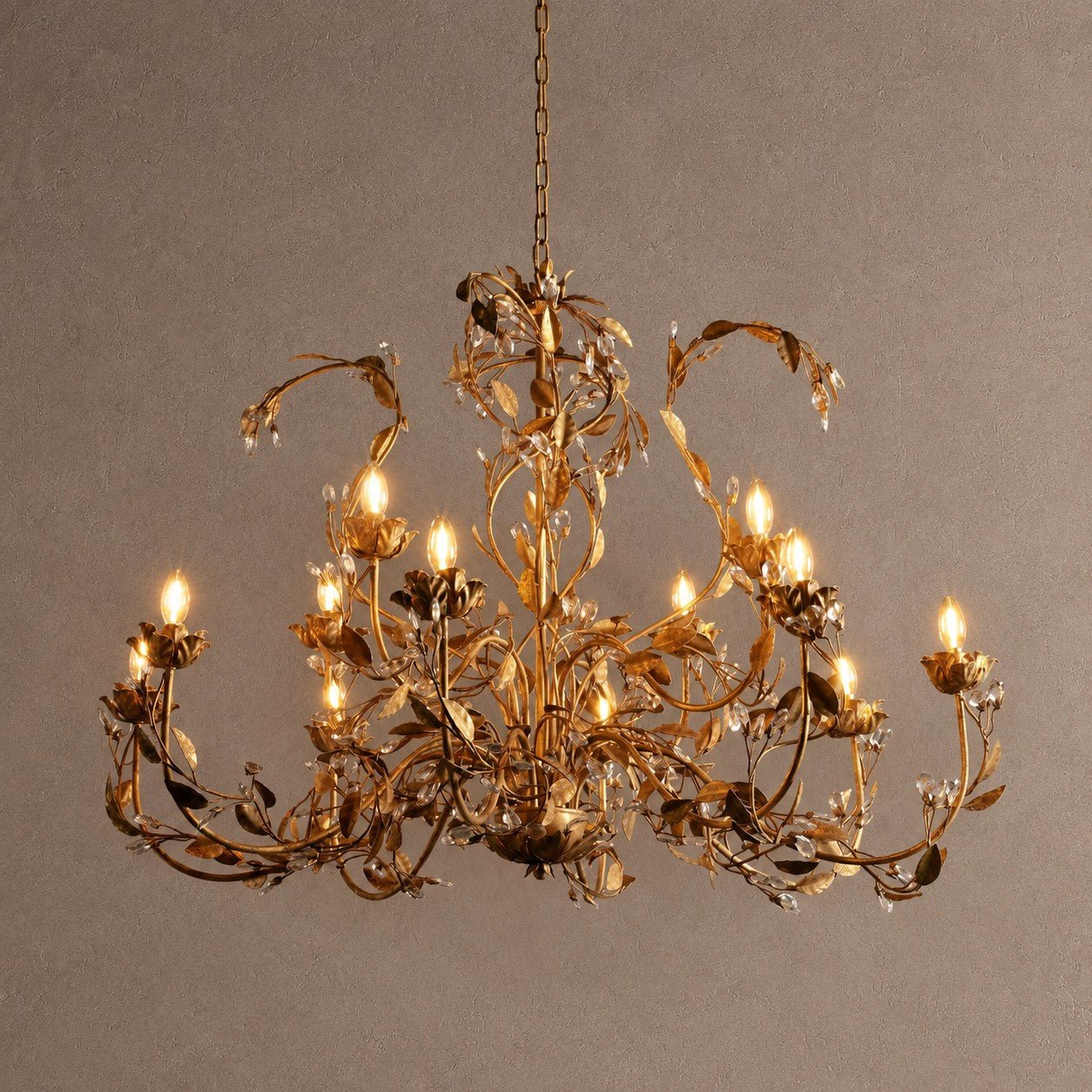 Noemi Round Chandelier - BRONZE36"Blushlighting