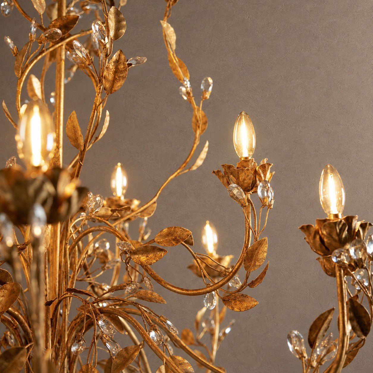Noemi Round Chandelier - BRONZE36"Blushlighting