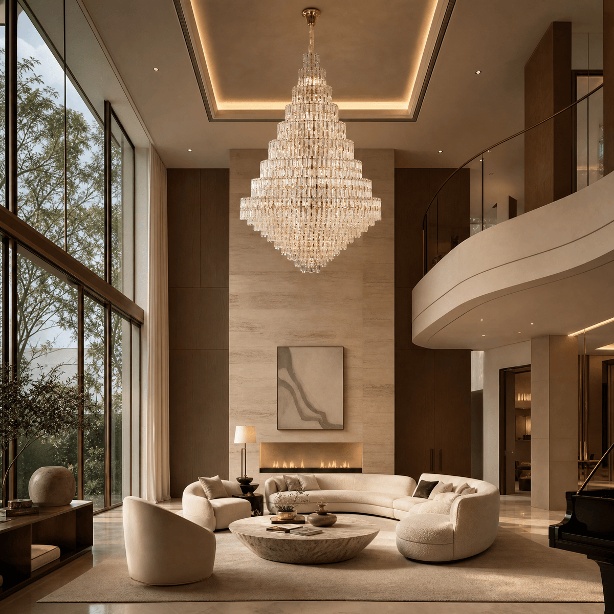 Notturno Crystal Chandelier - Blushlighting