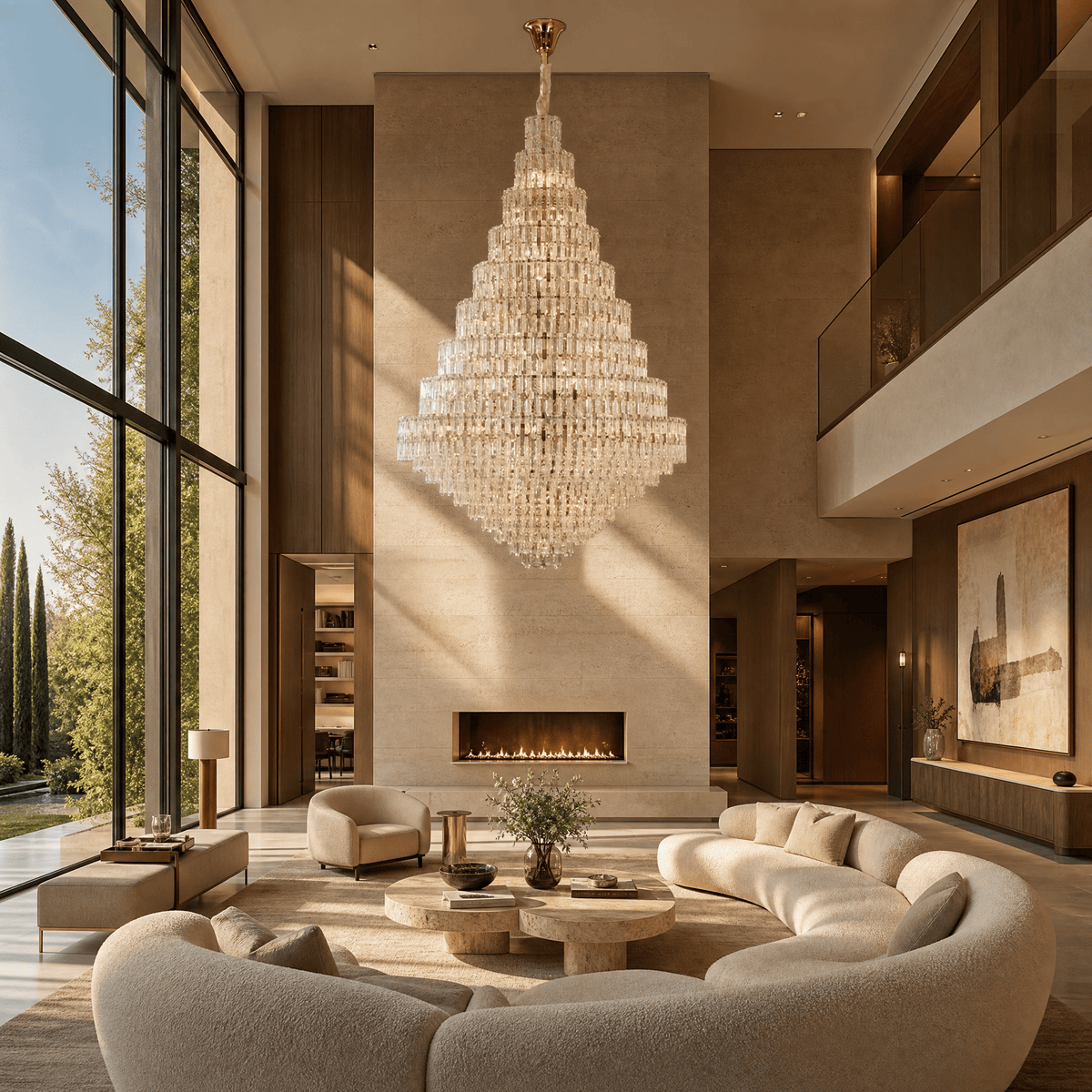 Notturno Crystal Chandelier - Blushlighting