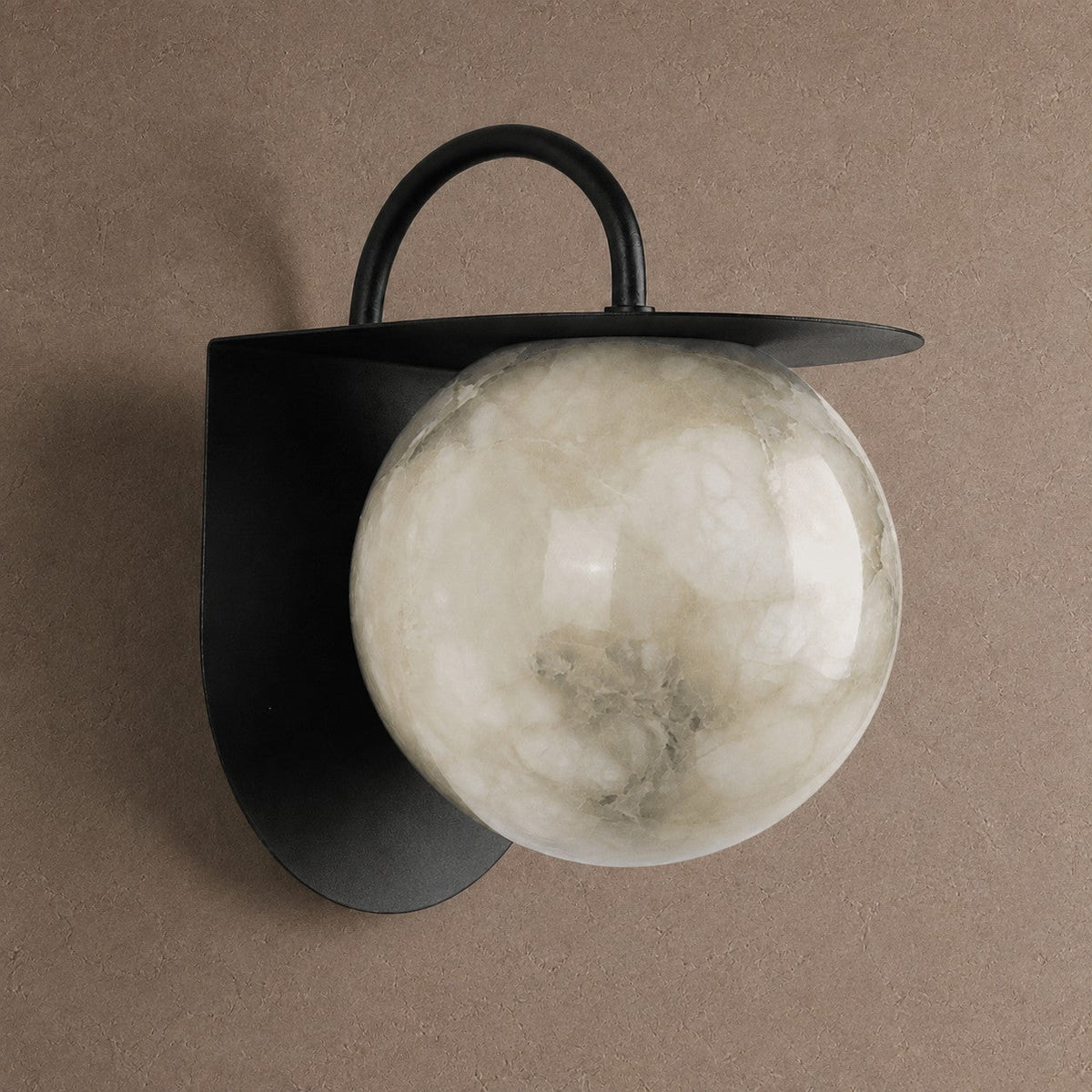 Novera Round Wall Sconce - L8.5 × W6.3 × H7.1 inBlushlighting