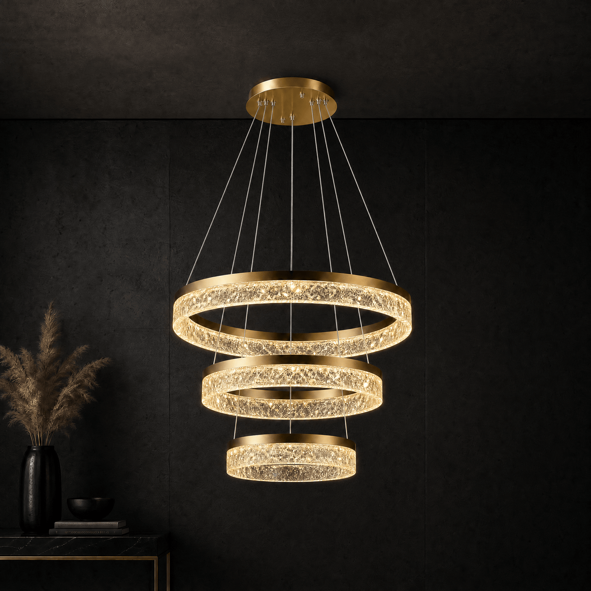 Ocean Star Modern Sculptural Ring Chandelier - Blushlighting