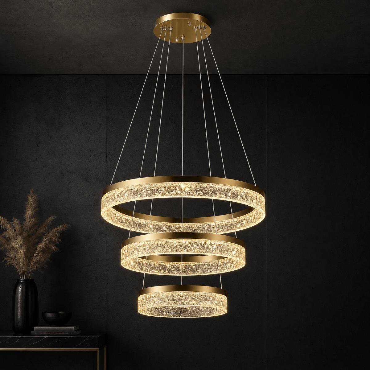 Ocean Star Modern Sculptural Ring Chandelier - Blushlighting