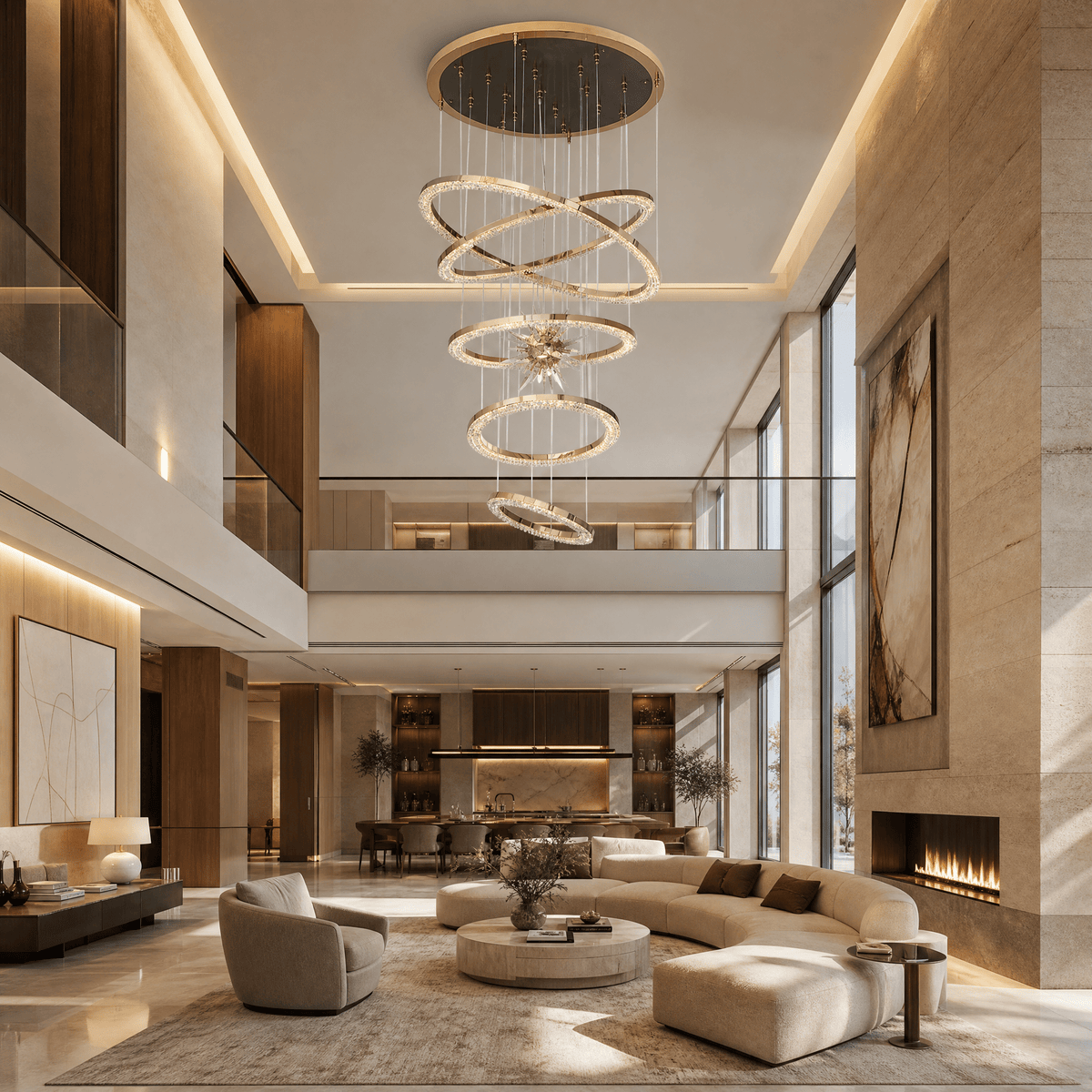 Octagonal Chandelier - Blushlighting