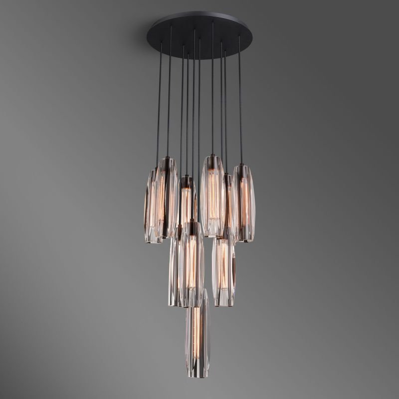 Osleride 10 Light Circular Chandelier - Blushlighting