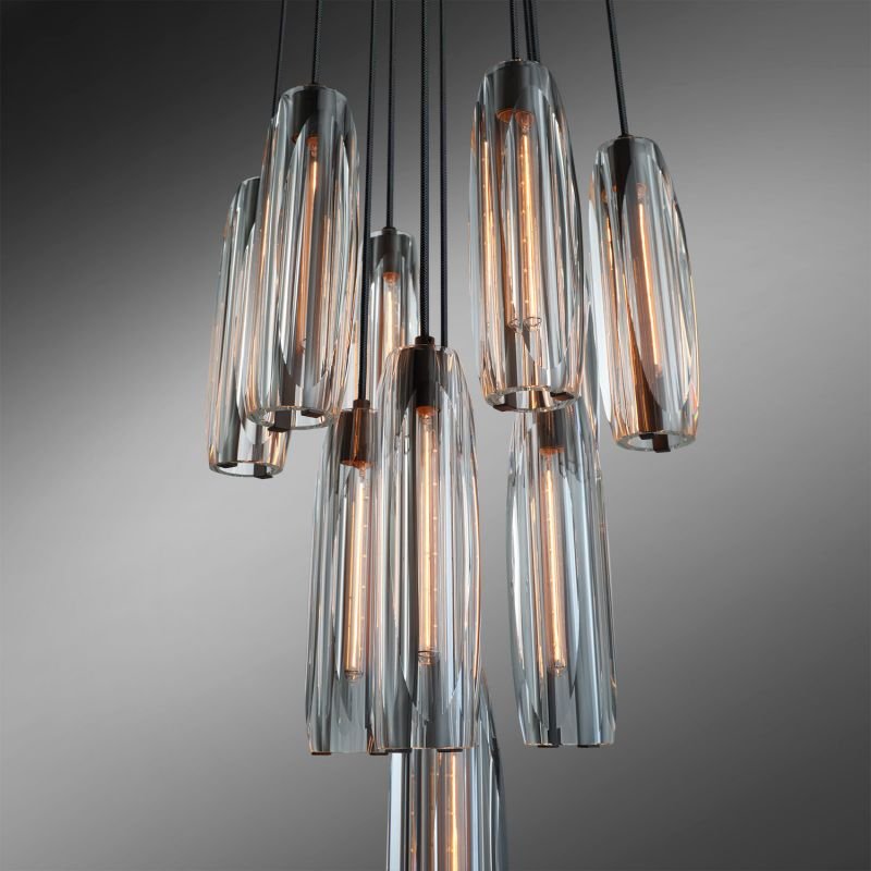 Osleride 10 Light Circular Chandelier - Blushlighting