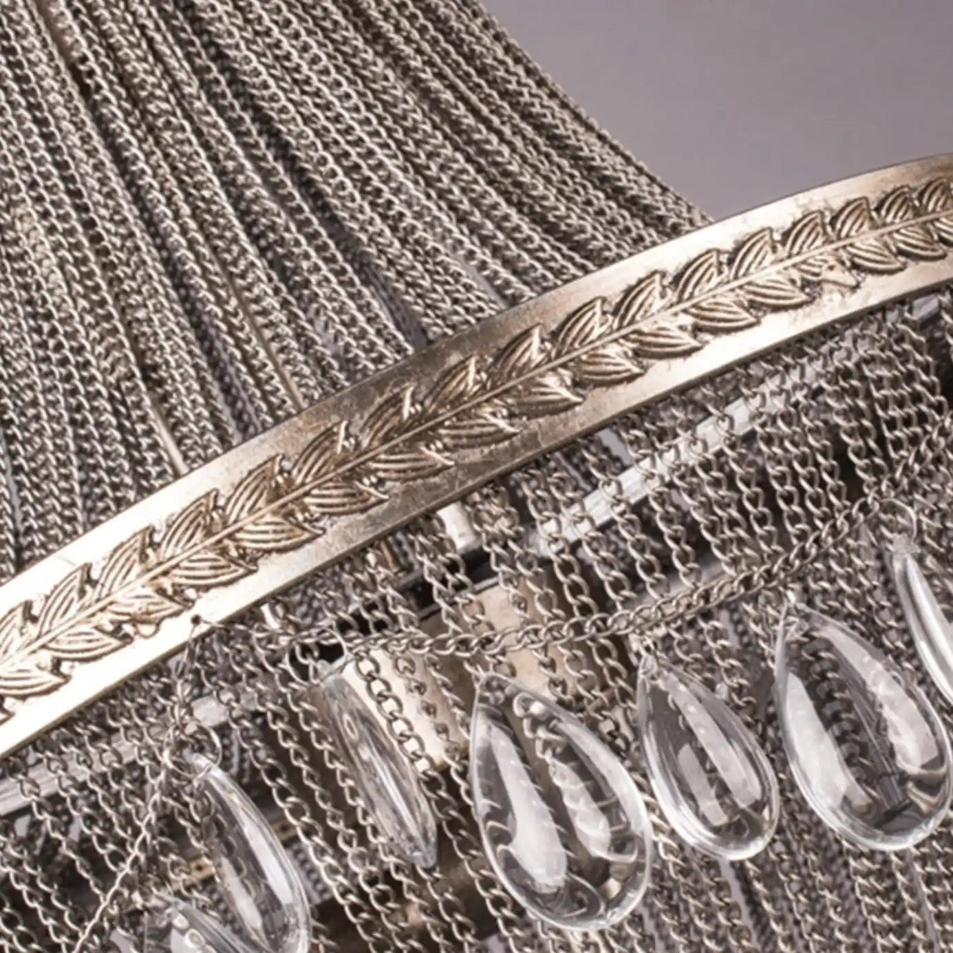 Oversize Modern Metal Art Luxury Crystal Chandelier for Duplex Hall/Staircase/Villa/Foyer - Blushlighting