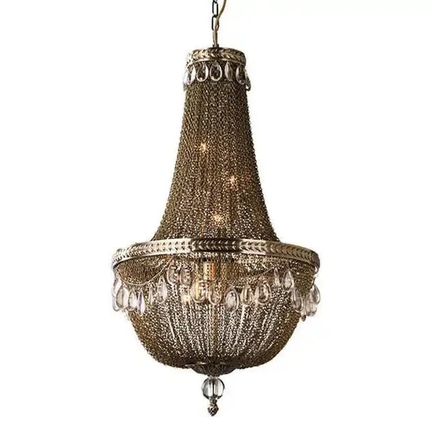 Oversize Modern Metal Art Luxury Crystal Chandelier for Duplex Hall/Staircase/Villa/Foyer - Blushlighting