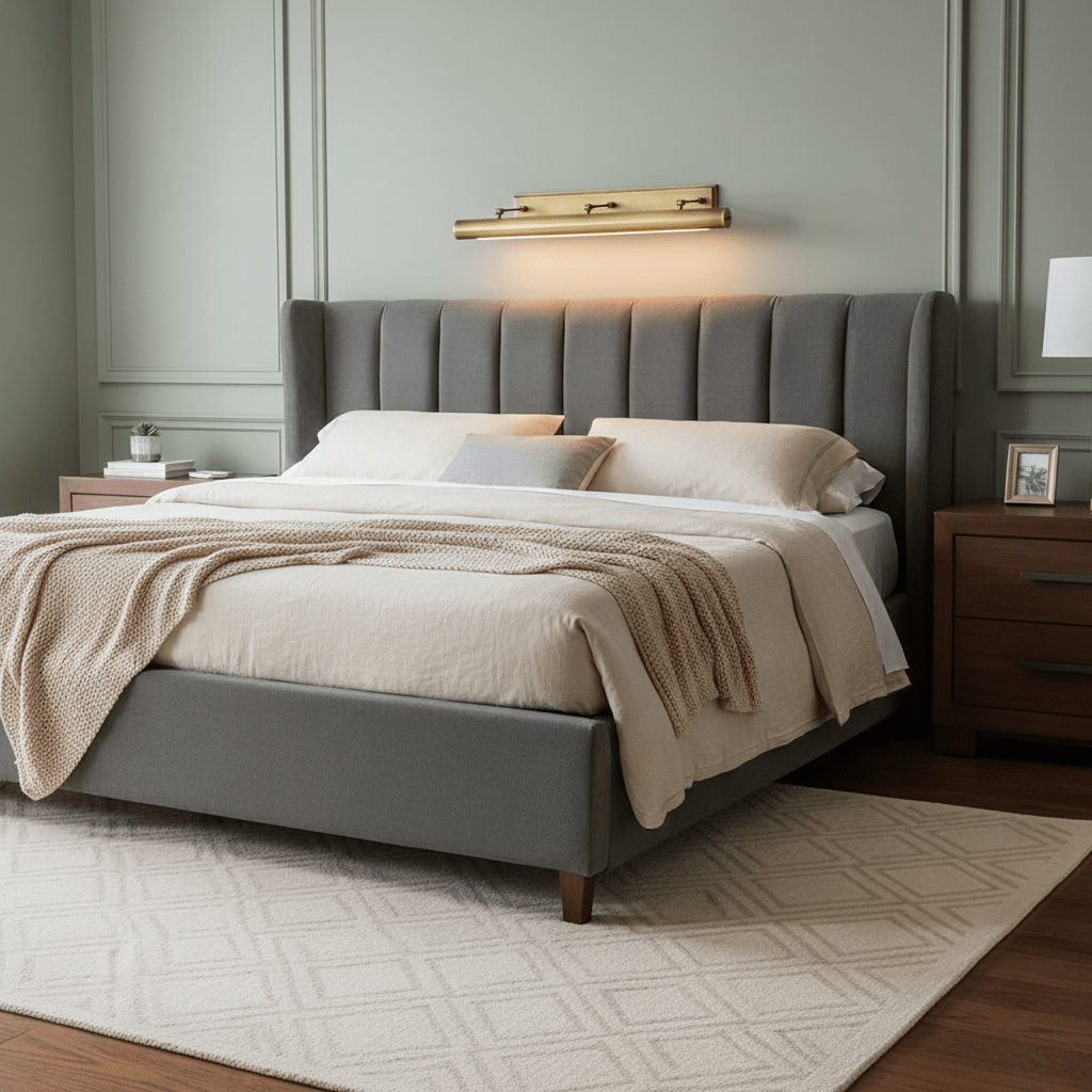 Oxford Picture Light 42" Wide 6-Light - Burnished BrassBlushlighting