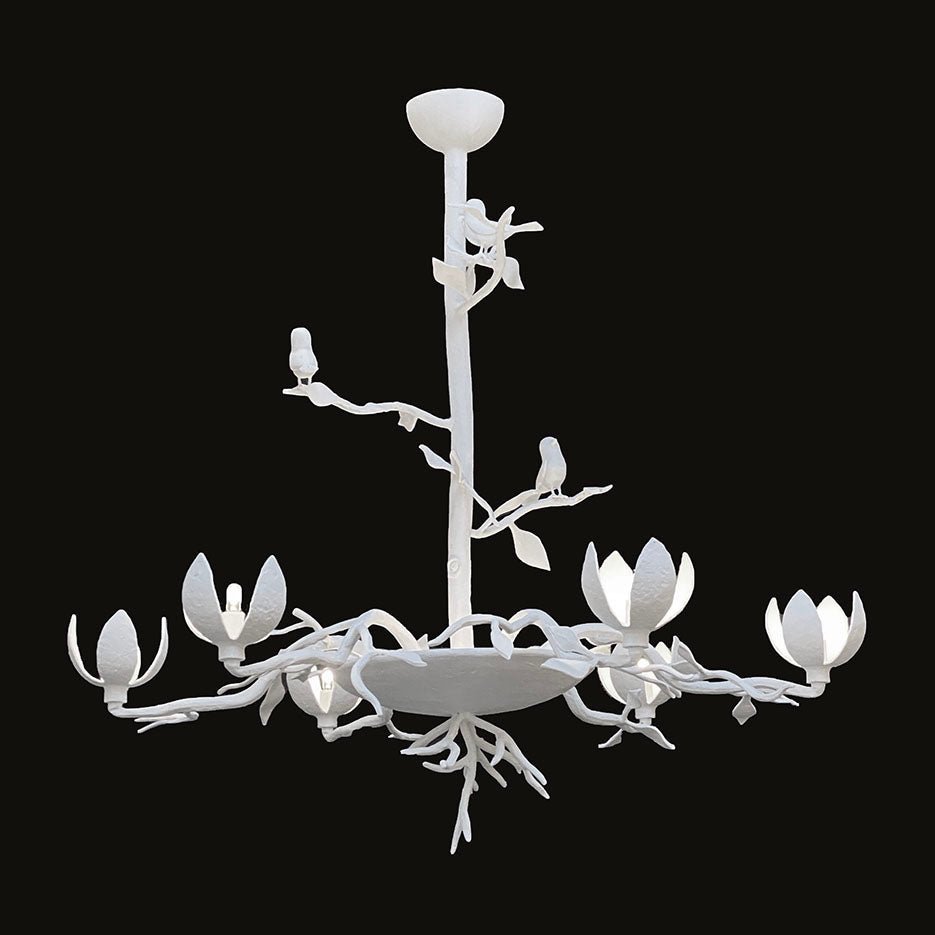 Passera Chandelier - ∅ 35.4″ x H 34.6″WhiteBlushlighting