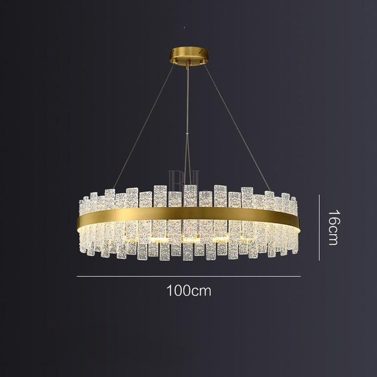 Patricia Modern Crystal Chandelier - 39"DBlushlighting