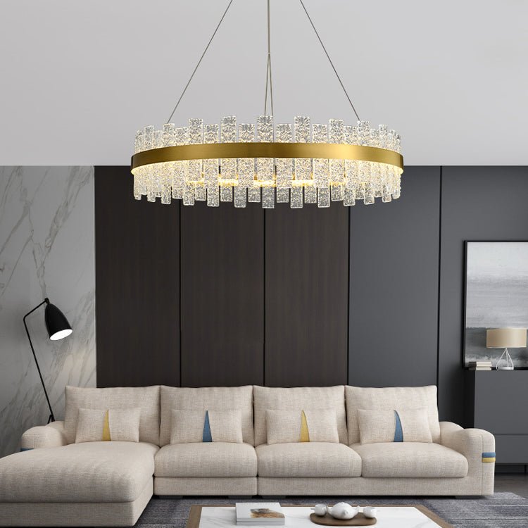 Patricia Modern Crystal Chandelier - 39"DBlushlighting