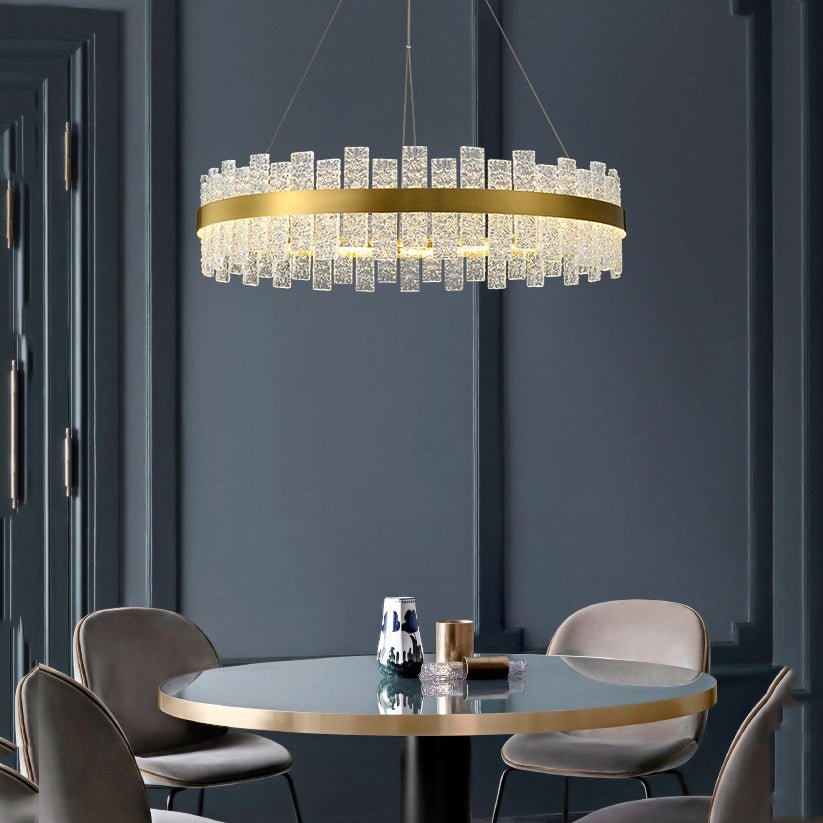 Patricia Modern Crystal Chandelier - 39"DBlushlighting